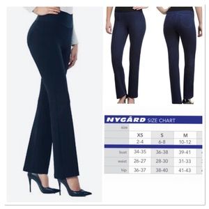 Nygard Slims Missy Tall Boot Cut Pull On Indigo Pants Sz XS NWT